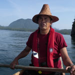 Clay in canoe Clay in canoe
