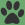 Nature Secrets Paw Icon Nature Secrets Paw Icon